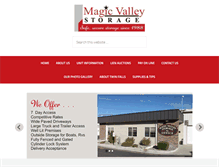 Tablet Screenshot of magicvalleyselfstorage.com